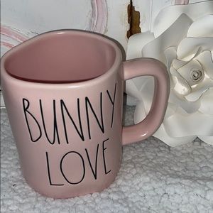 Rae Dunn Pink BUNNY LOVE Mug